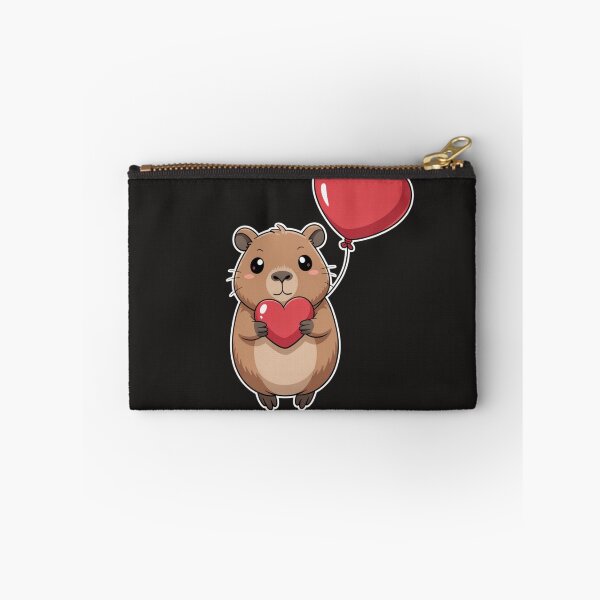 Item preview, Capybara Heart Valentine Love Happy Valentine's Day designed and sold by Clairenity Studio.