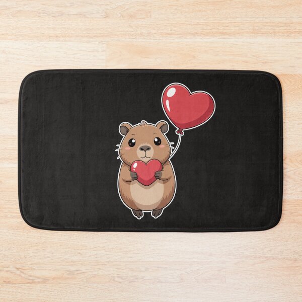 Item preview, Capybara Heart Valentine Love Happy Valentine's Day designed and sold by Clairenity Studio.