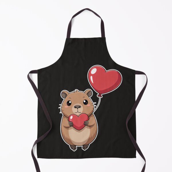 Item preview, Capybara Heart Valentine Love Happy Valentine's Day designed and sold by Clairenity Studio.
