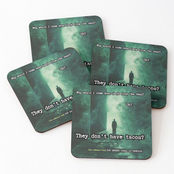 Item preview, Dark Humor Afterlife Meme Art designed and sold by The Secret Cabal of Despair.