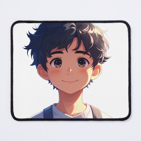 Item preview, Cute Anime Boy Portrait | Soft Lighting Illustration in Japanese Style designed and sold by mcraft studio.