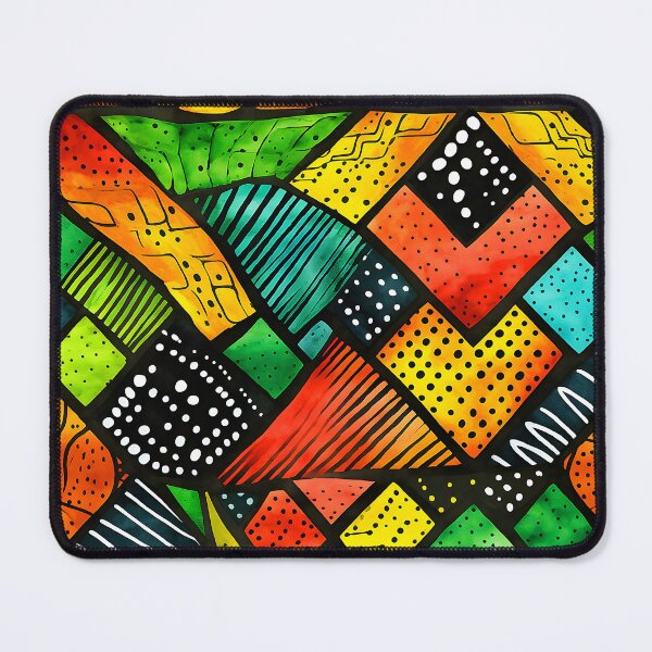 Item preview, Kwanzaa African-American Holiday Colorful Abstract Vibrant Designs designed and sold by DEC02.
