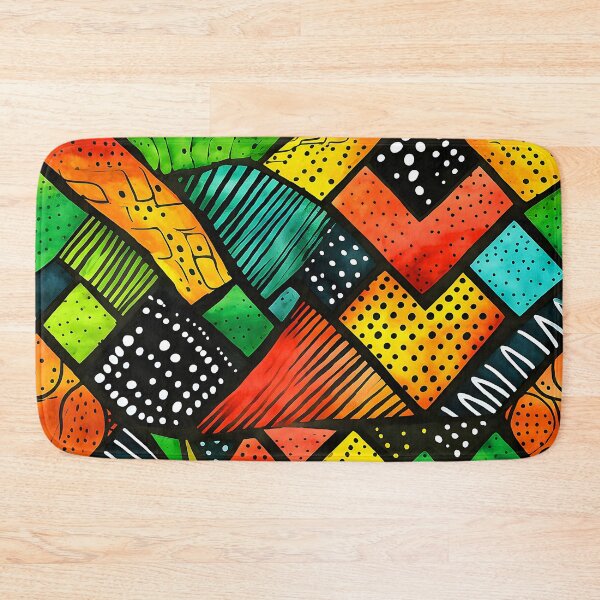 Item preview, Kwanzaa African-American Holiday Colorful Abstract Vibrant Designs  designed and sold by DEC02.