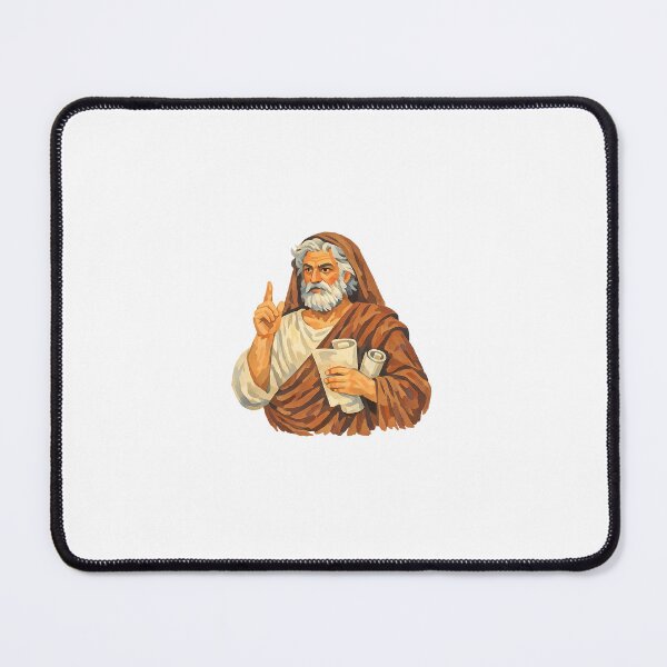 Item preview, Leucippus, Pre-Socratic Greek Philosopher, Gouache Poster Paint designed and sold by shadow-bloom.