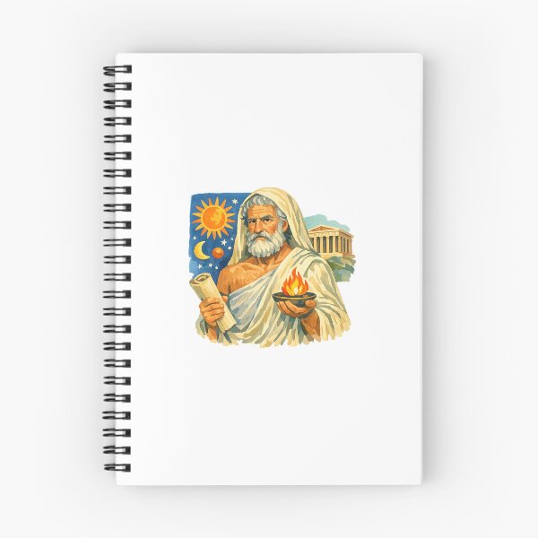 Item preview, Anaxagoras, Pre-Socratic Greek Philosopher, Gouache Poster Paint designed and sold by shadow-bloom.