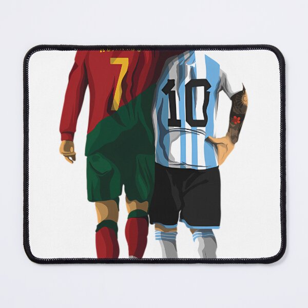Item preview, Messi Ronaldo Chit Chat Illustration designed and sold by geodaqueen.