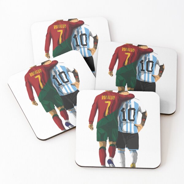 Item preview, Messi Ronaldo Chit Chat Illustration designed and sold by geodaqueen.