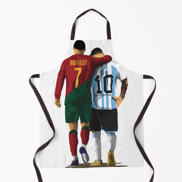 Item preview, Messi Ronaldo Chit Chat Illustration designed and sold by geodaqueen.