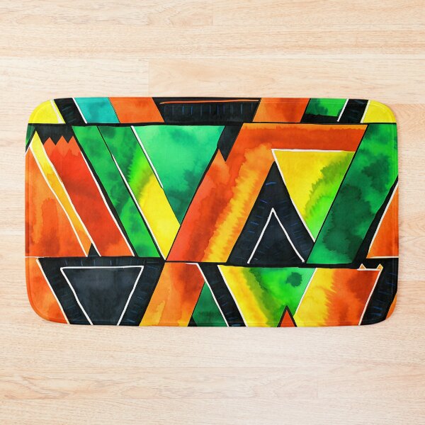 Item preview, Kwanzaa African-Inspired Red, Green, Black Geometric Pattern designed and sold by DEC02.