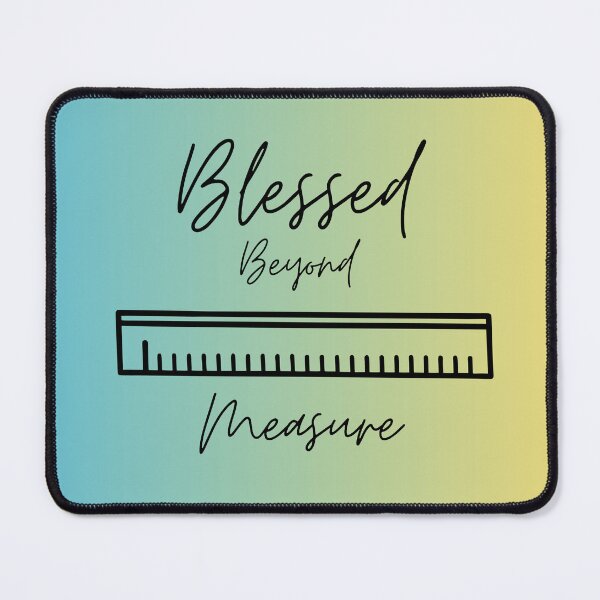 Item preview, Blessed Beyond Measure Decal- Faith/Inspirational designed and sold by Productz4you.
