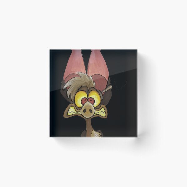 Item preview, Batty Koda From Ferngully Watercolor And Acrylic designed and sold by FineArtsGallery.