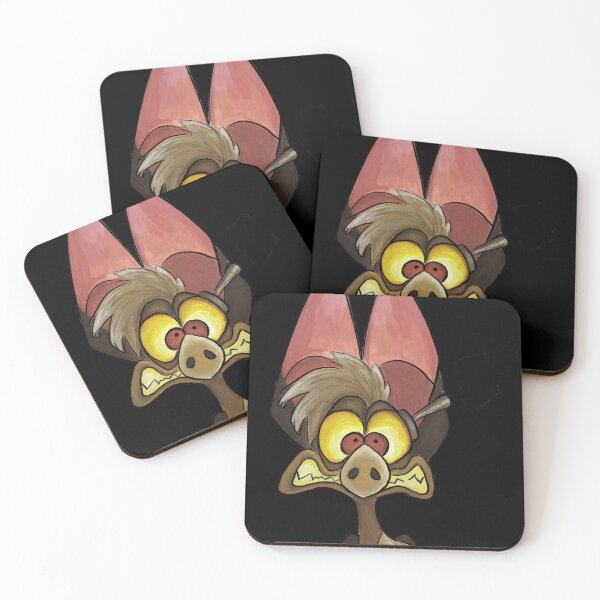 Item preview, Batty Koda From Ferngully Watercolor And Acrylic designed and sold by FineArtsGallery.