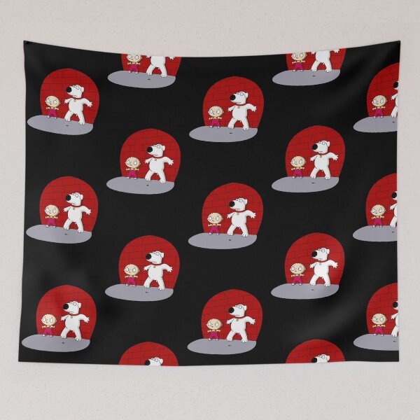 Item preview, Stewie and Brian Red Wall designed and sold by moamaxshop.