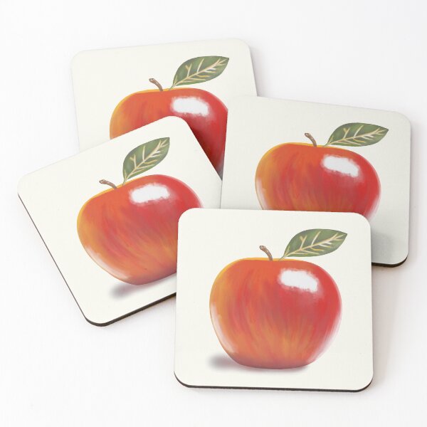 Item preview, Red Apple Illustration | Fresh Fruit Art Print & Teachers Gifts designed and sold by MFGB-Creations.