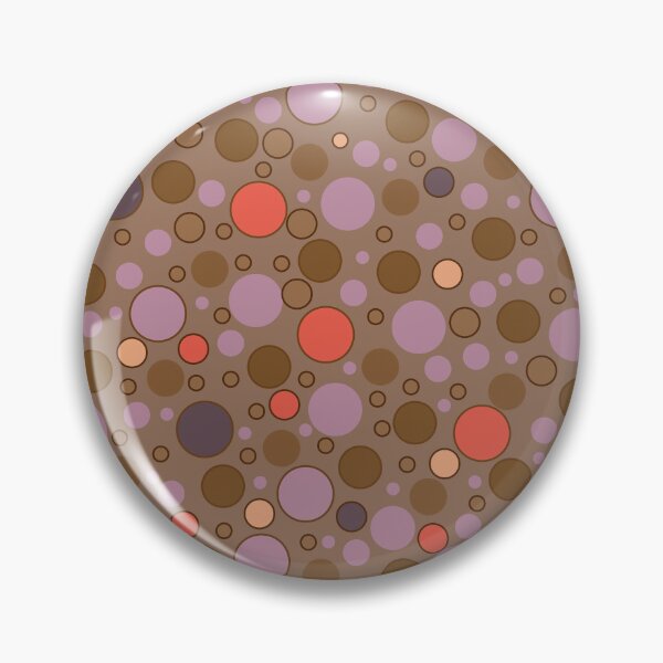 Item preview, Brown orange multicolored polka dots  designed and sold by fuzzyfox.