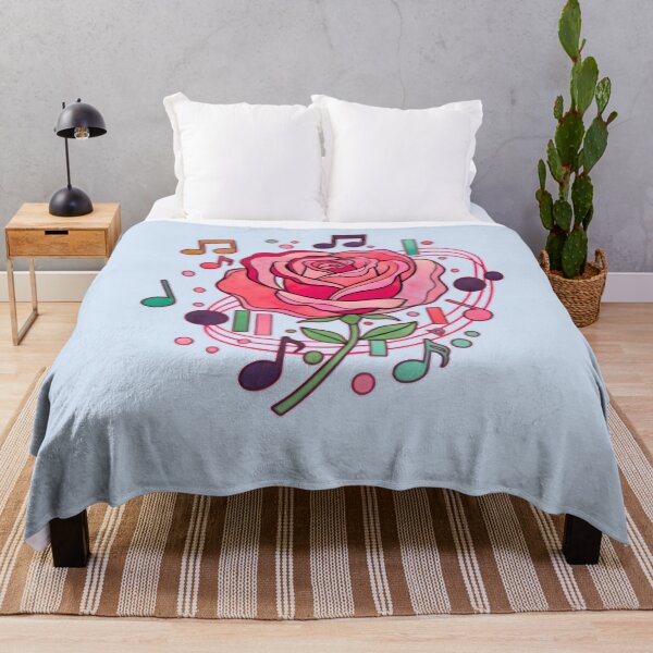 Item preview, Watercolor Musical Rose Melody designed and sold by Remy-Aura.