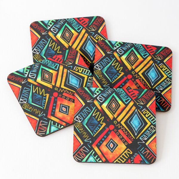 Item preview, Kwanzaa Holiday African-Inspired Colorful Geometric Designs Pattern designed and sold by DEC02.
