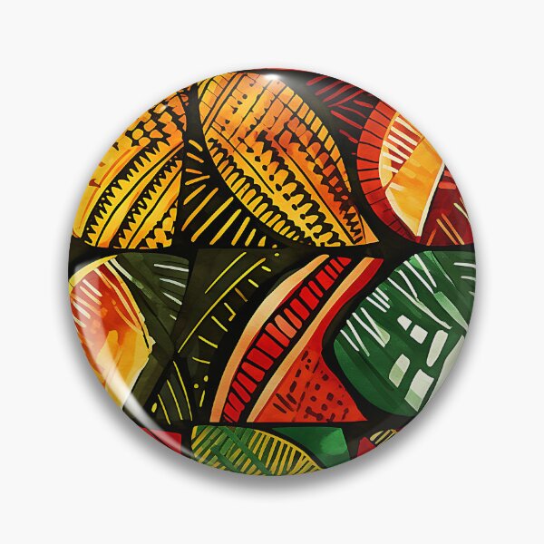 Artikelvorschau, „Geometrisches Muster im afrikanischen Kwanzaa-Stil in Rot, Grün und Gelb“ entworfen und verkauft von DEC02.
