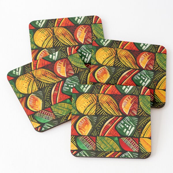 Item preview, 'Kwanzaa African-Style Red, Green, Yellow Geometric Pattern'  designed and sold by DEC02.