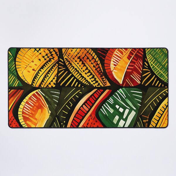 Item preview, 'Kwanzaa African-Style Red, Green, Yellow Geometric Pattern' designed and sold by DEC02.