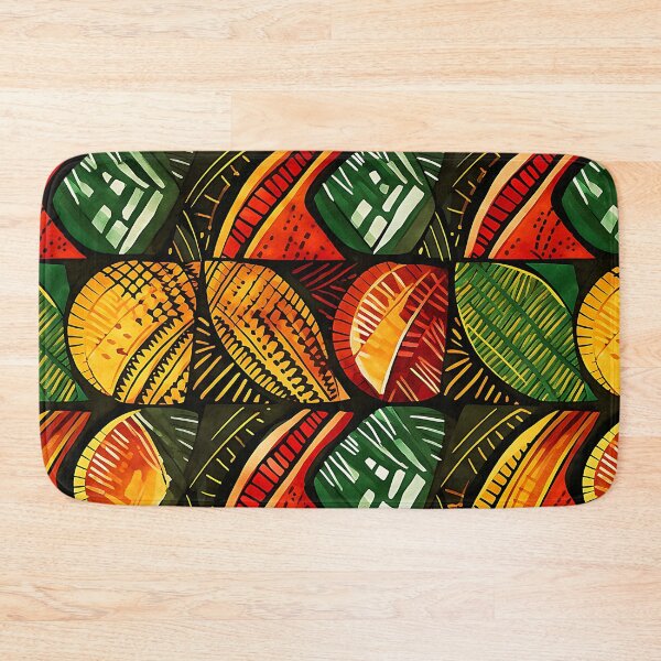 Item preview, 'Kwanzaa African-Style Red, Green, Yellow Geometric Pattern'  designed and sold by DEC02.