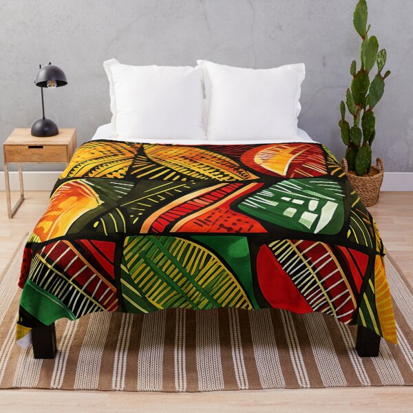 Item preview, 'Kwanzaa African-Style Red, Green, Yellow Geometric Pattern'  designed and sold by DEC02.