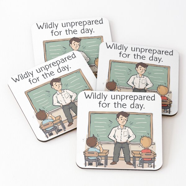 Item preview, Teacher facing class in a chaotic classroom moment designed and sold by Rue Market.