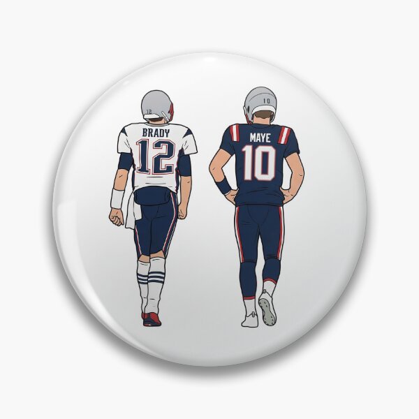 Item preview, Drake Maye and TB12 designed and sold by Hoops and Movie Sticks.
