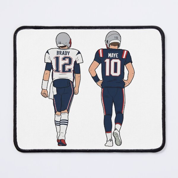 Item preview, Drake Maye and TB12 designed and sold by Hoops and Movie Sticks.