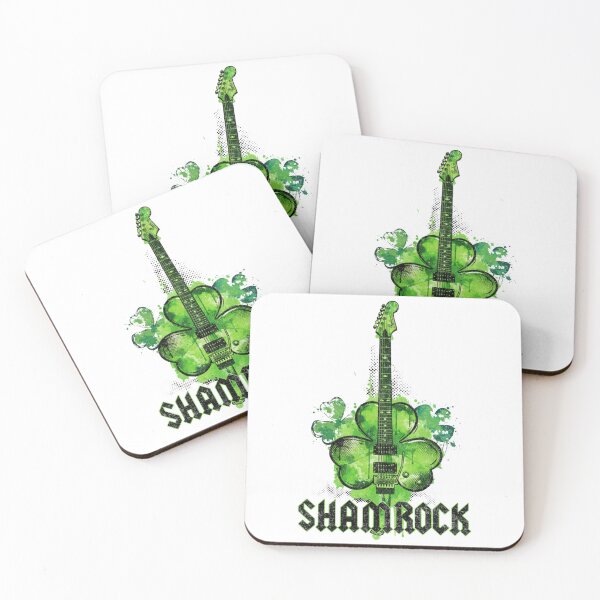 Item preview, Shamrock Guitar — Rock St. Patrick's Day designed and sold by Nacho Average Designs.