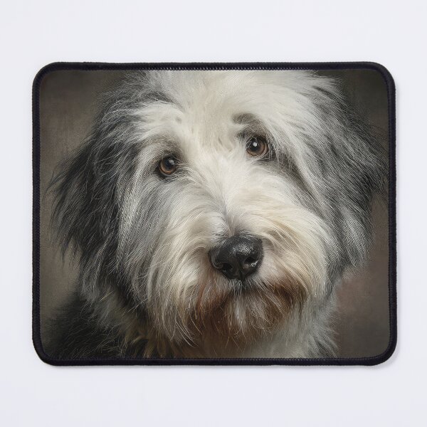 Item preview, Old English Sheepdog Portrait designed and sold by Elisabeth Lucas.