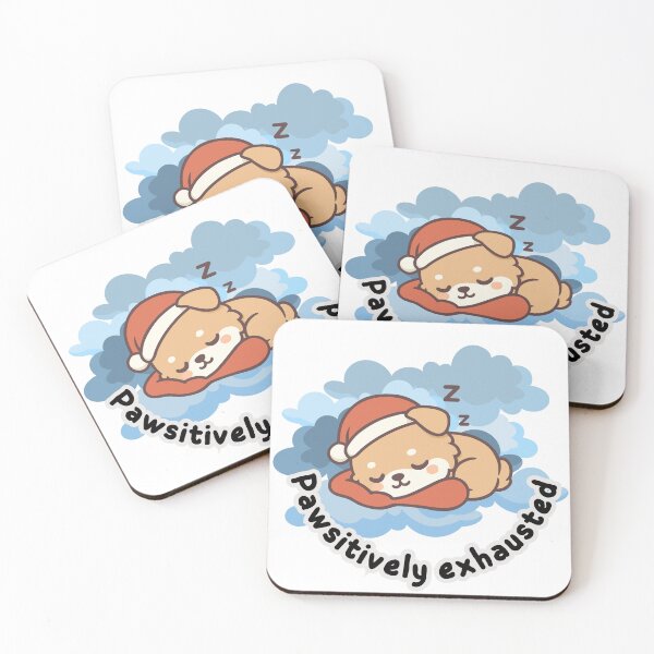 Item preview, Cute Sleeping Puppy – Pawsitively Exhausted Graphic designed and sold by Joy & Art .