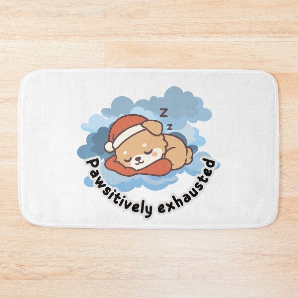 Item preview, Cute Sleeping Puppy – Pawsitively Exhausted Graphic designed and sold by Joy & Art .