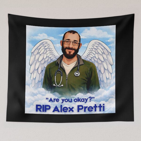 Item preview, Are You Okay Alex Pretti designed and sold by Sophie-Men.