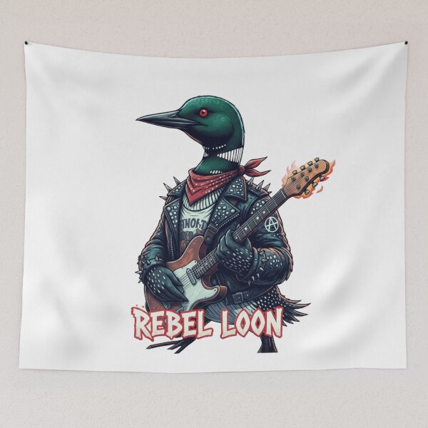 Item preview, Cyberpunk Rebel Loon: The Electric Rocker - Edgy Punk Art Edition designed and sold by Fatomfatom.