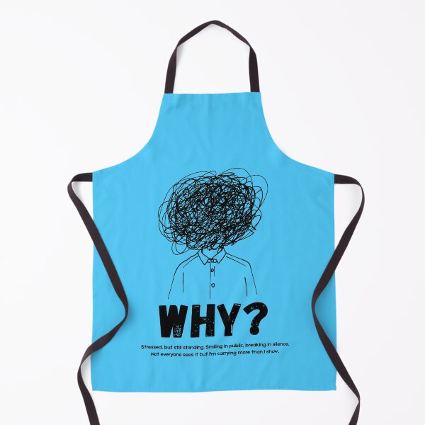 Item preview, Why? Mental Health Scribble Art – Hidden Anxiety & Stress designed and sold by designRshop999.