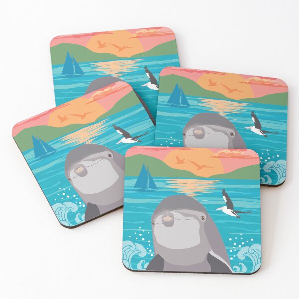 Item preview, Dolphin Australian Marine Animal Selfie designed and sold by blueidesign.