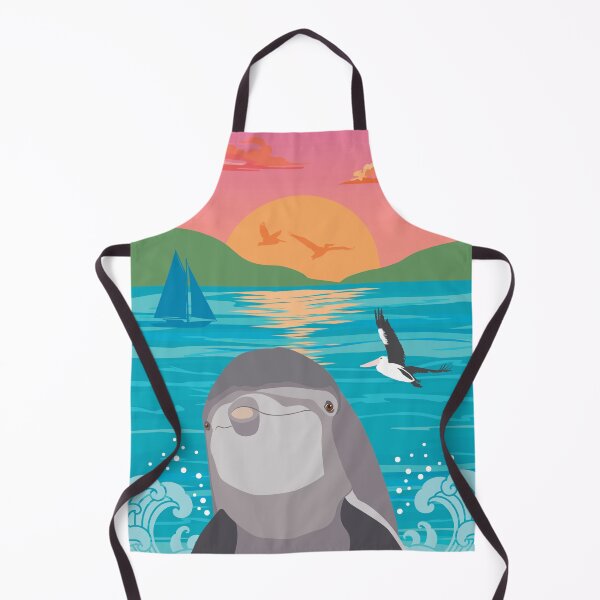 Item preview, Dolphin Australian Marine Animal Selfie designed and sold by blueidesign.