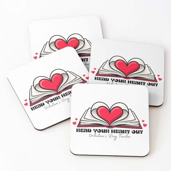 Item preview, Read Your Heart Out Valentine Teacher Book Lover designed and sold by madebysiwa.