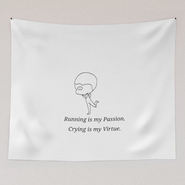 Item preview, Running is my Passion. Crying is my Virtue. designed and sold by TianaQuality.