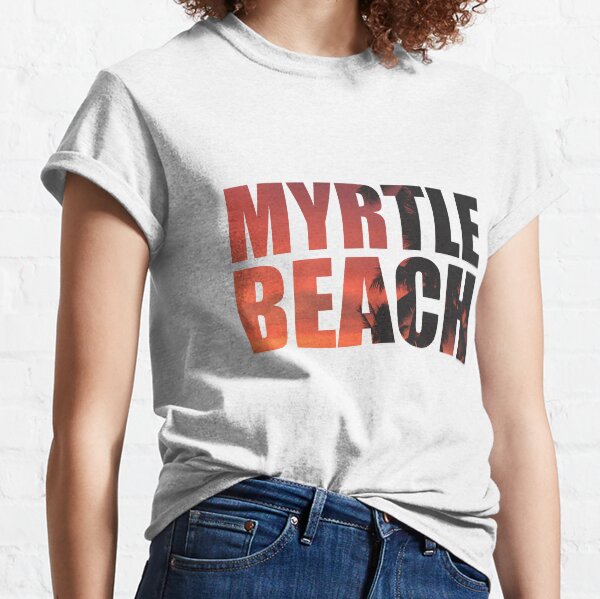 MYRTLE BEACH Beach Palm Tree Classic T-Shirt