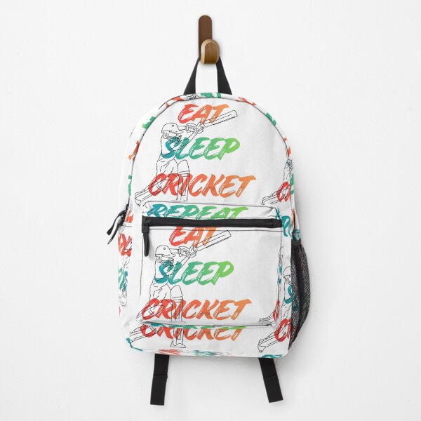Item preview, Eat Sleep Cricket Repeat Funny Cricket Lover Quote designed and sold by StreetVibe-IND.