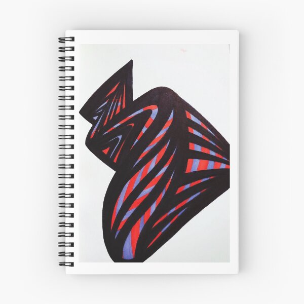Item preview, Lolly Way | Funky Abstract Swirls in Red, Purple, and Black designed and sold by MayhemAbstracts.
