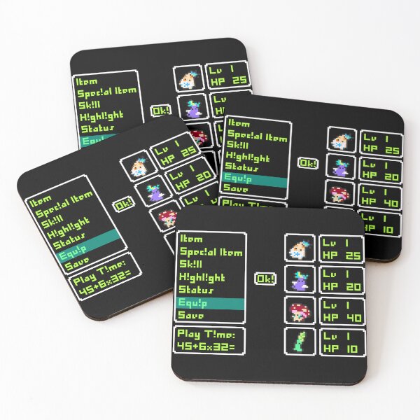 Item preview, P5X Yui Bui's Pixelized Veggie Knights Vr4 NES RPG Menu designed and sold by DyanaSM.
