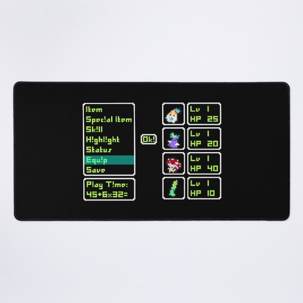 Item preview, P5X Yui Bui's Pixelized Veggie Knights Vr4 NES RPG Menu designed and sold by DyanaSM.