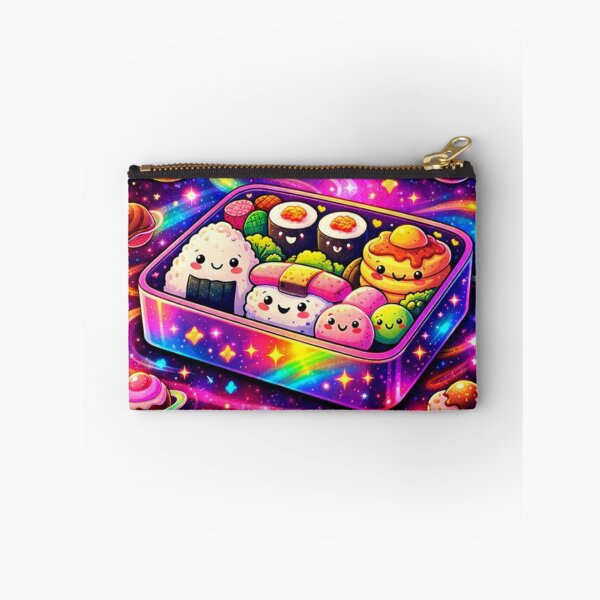 Item preview, Psychedelic Cosmic Bento | Trippy Kawaii Dessert Illustration on Phone designed and sold by MeghannsMinimalMeals.
