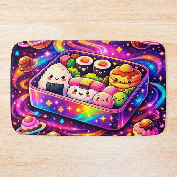 Item preview, Psychedelic Cosmic Bento | Trippy Kawaii Dessert Illustration on Phone designed and sold by MeghannsMinimalMeals.
