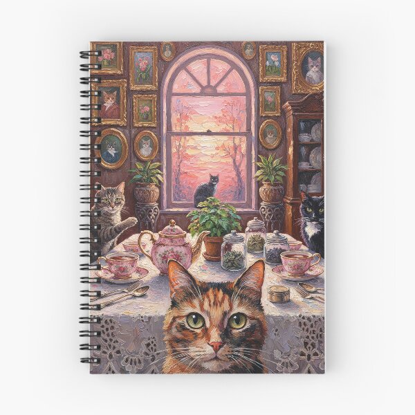 Item preview, Cozy Cat Sunset Teaparty  designed and sold by AlyLucid.