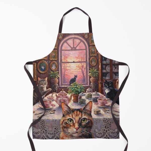Item preview, Cozy Cat Sunset Teaparty designed and sold by AlyLucid.