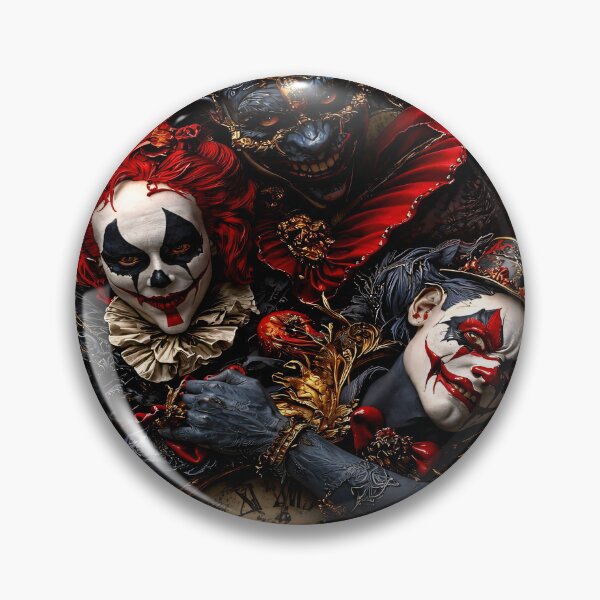 Item preview, Gothic Carnival Clowns designed and sold by Kaleidoscope Print.